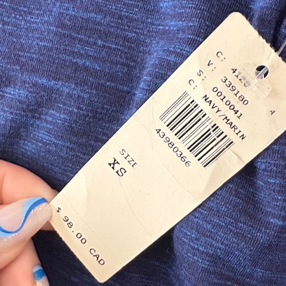 Maeve Asymmetrical Skirt in Deep Blue - Picture 7 of 7